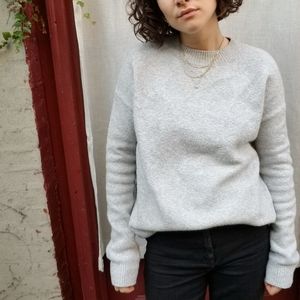 Light Grey Comfy Crewneck Sweater